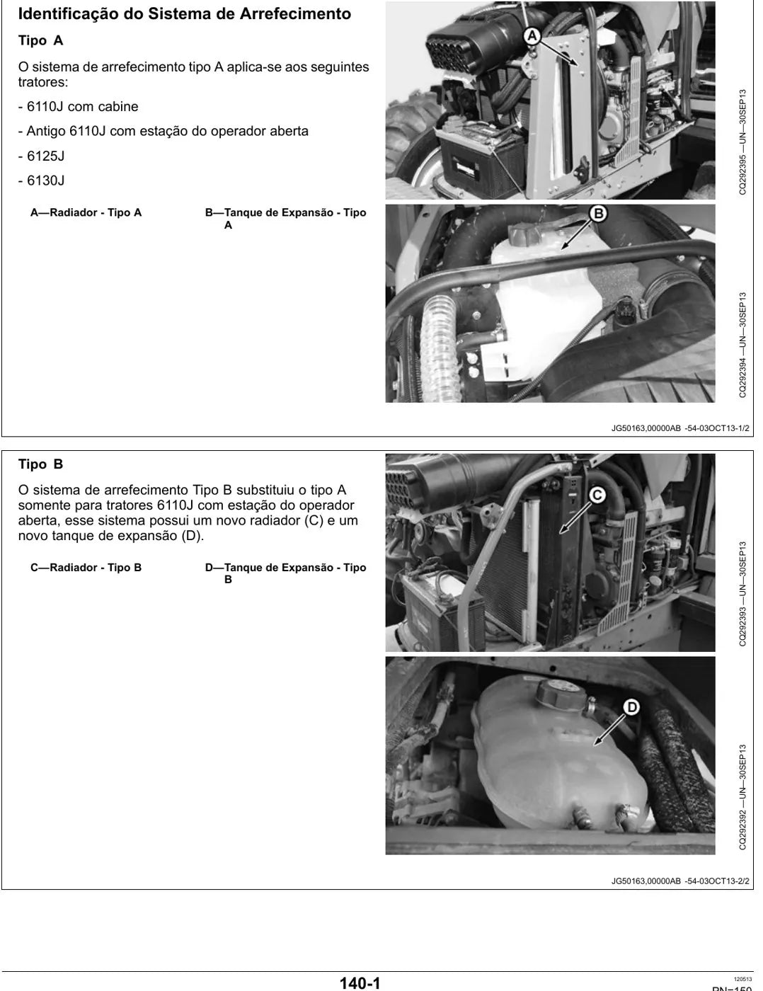 Manual do Operador John Deere 6110J 6125J 6130J — página interna 1