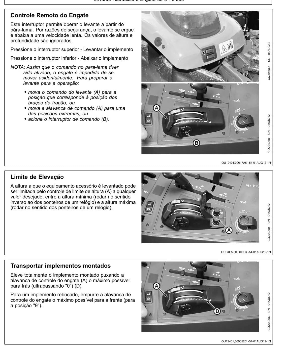 Manual do Operador John Deere 6110J 6125J 6130J — página interna 2