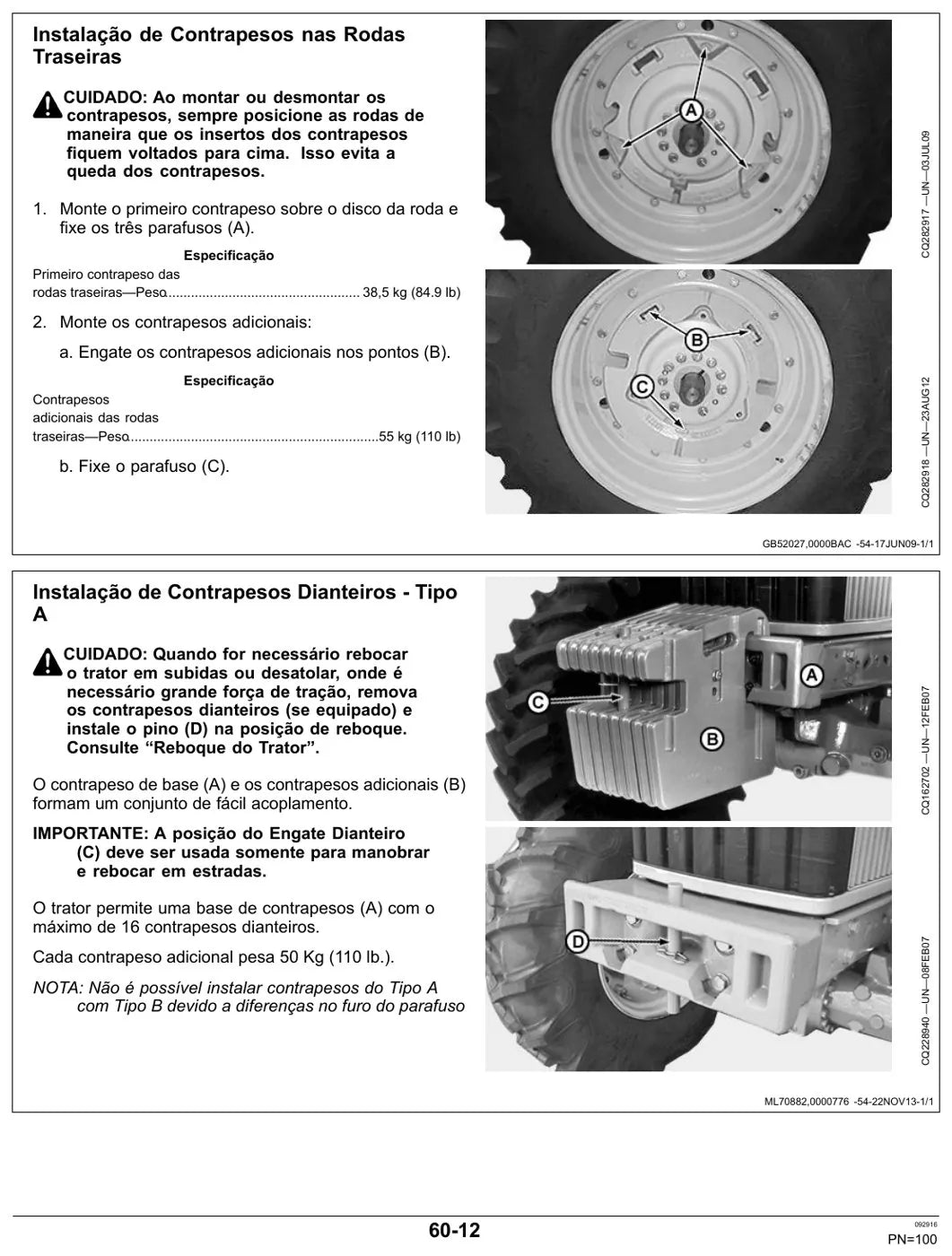 Manual do Operador John Deere 6145J 6165J 6180J — página interna 3
