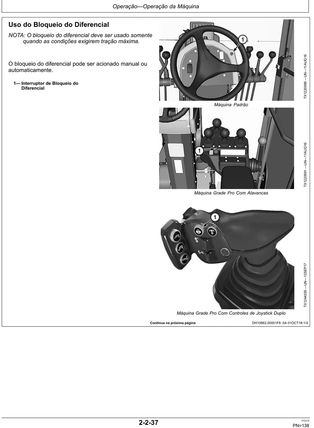 Manual do Operador John Deere 620G 620GP 622G 622GP — página interna 3