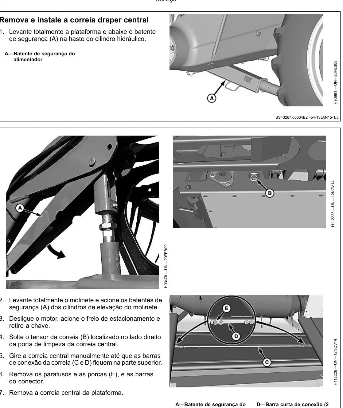 Manual do Operador John Deere 630FD 640FD 645FD — página interna 1