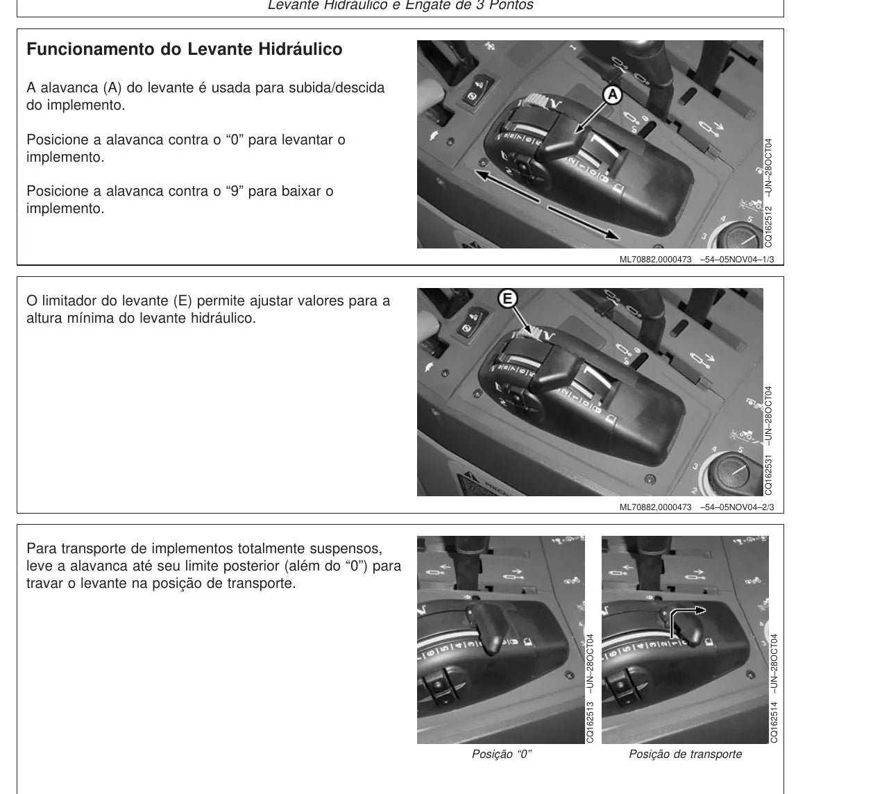 Manual do Operador John Deere 6415 e 6615 — página interna 2