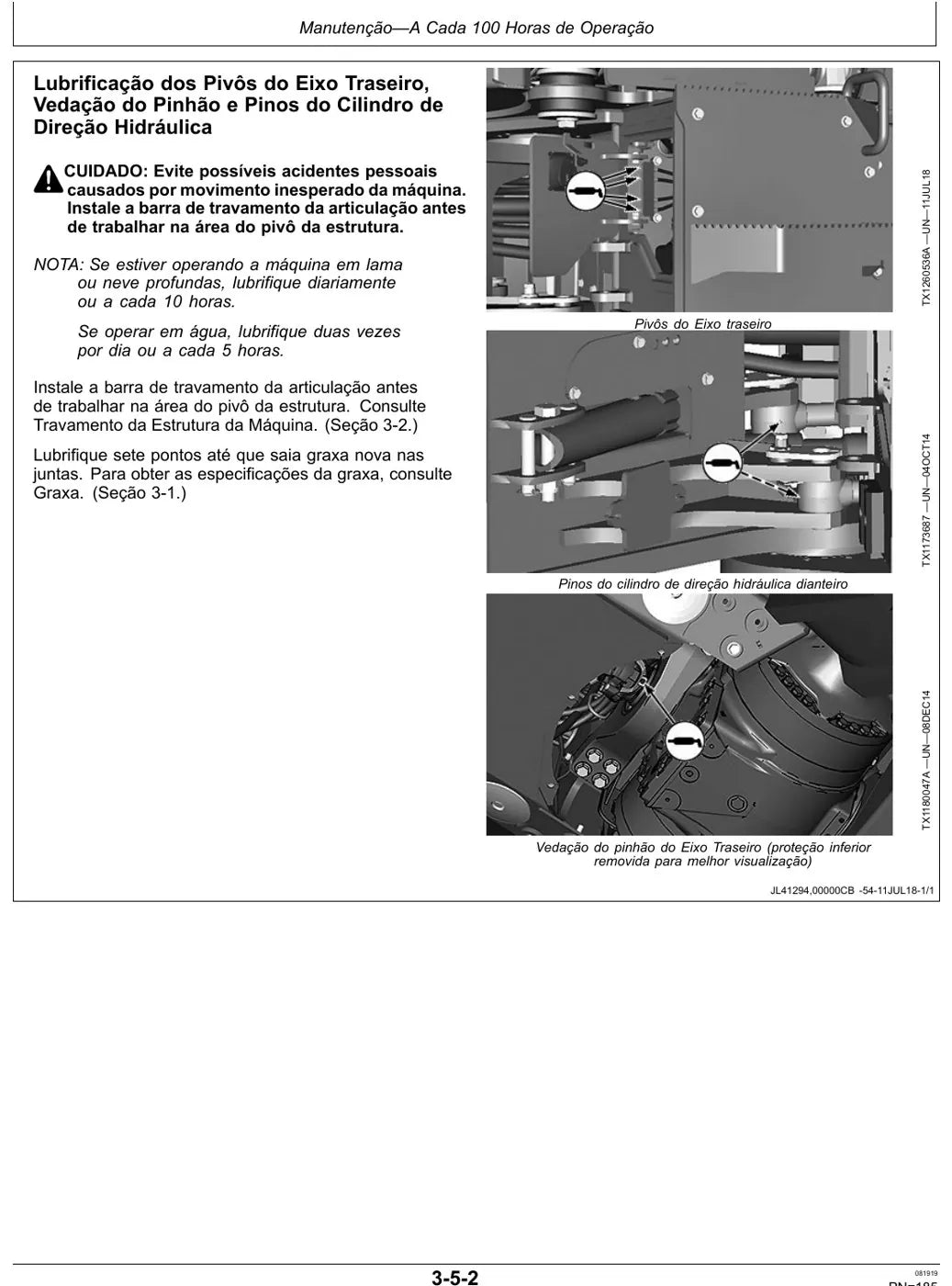 Manual do Operador John Deere 643L-II — página interna 1