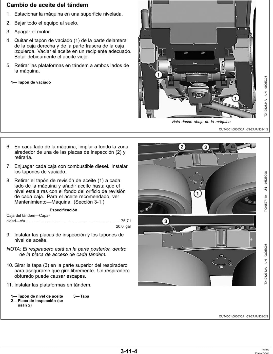 Manual do Operador John Deere 670G 672G Motoniveladora — página interna 1