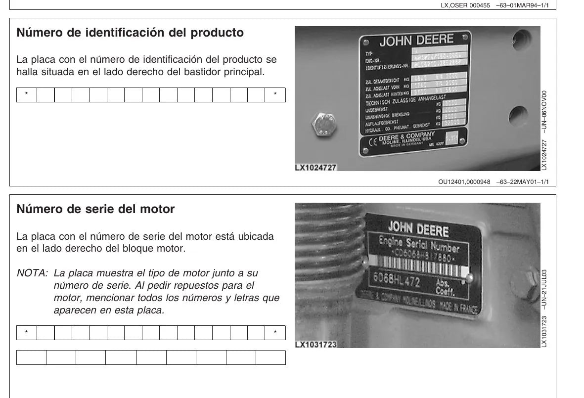 Manual do Operador John Deere 6820 6920 6920S Trator — página interna 4