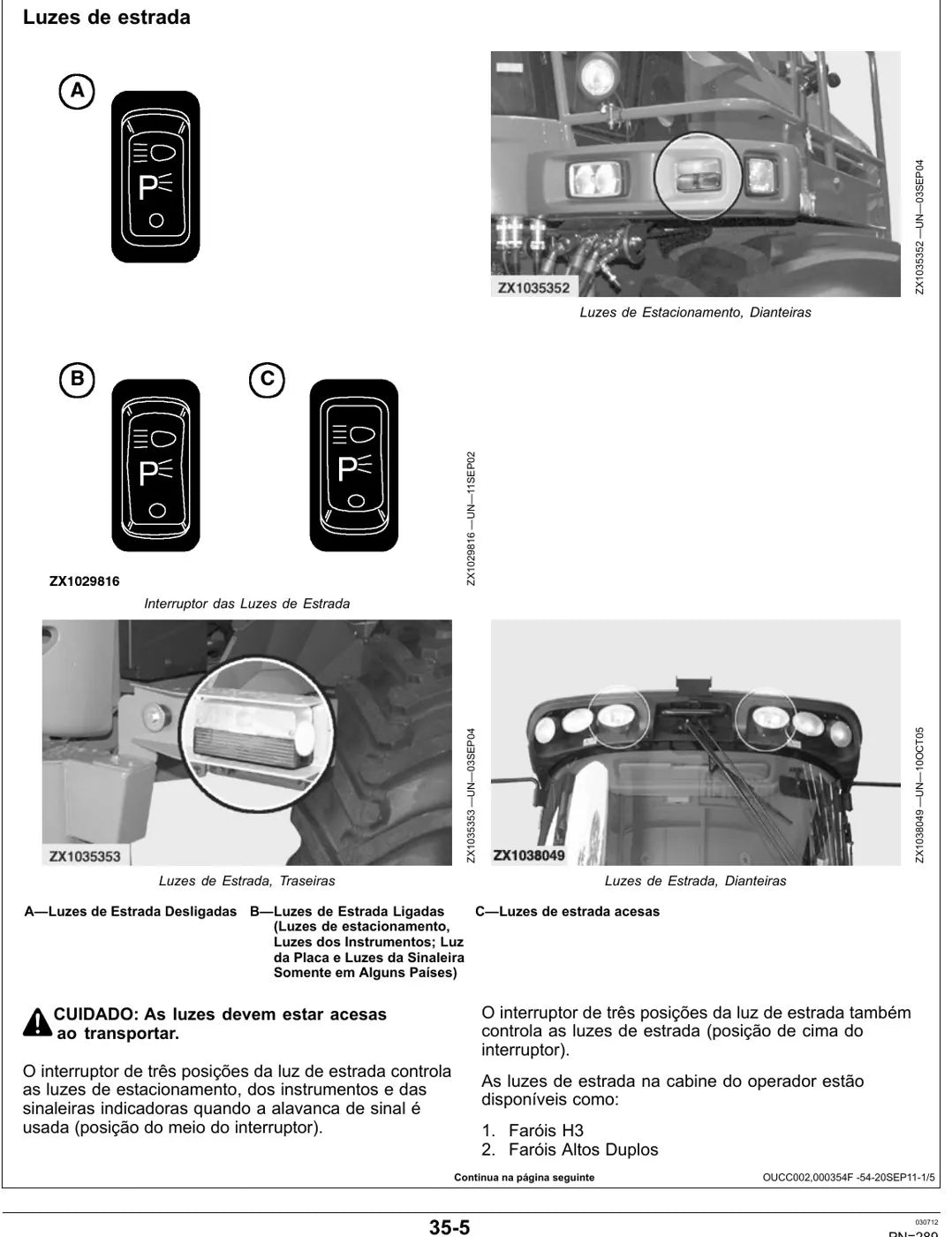 Manual do Operador John Deere 7450 7550 7750 Forrageira — página interna 4