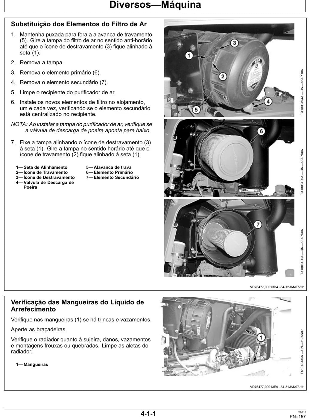 Manual do Operador John Deere 750J Trator de Esteiras — página interna 1