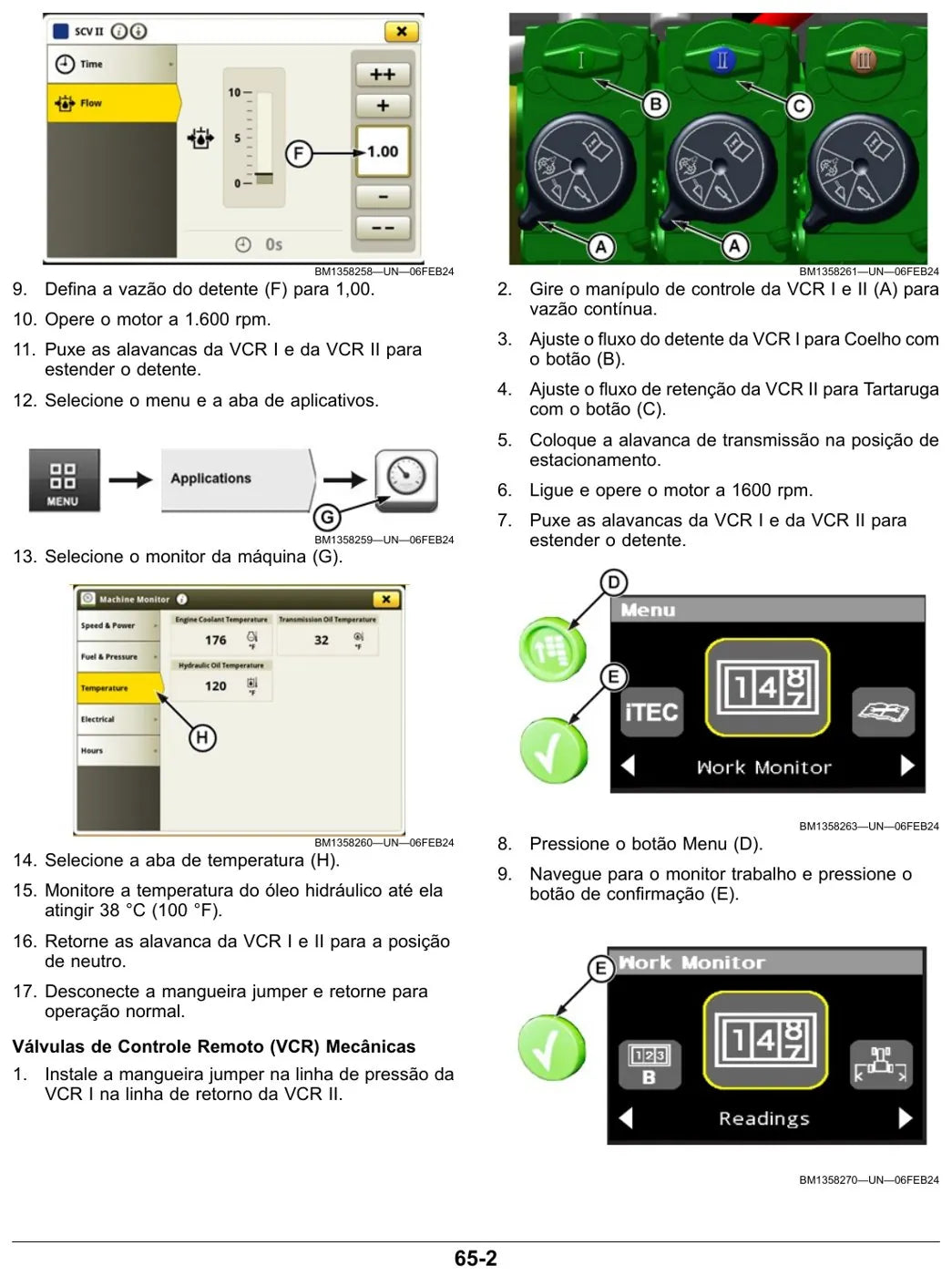 Manual do Operador John Deere 7M200 7M215 7M230 Trator — página interna 3