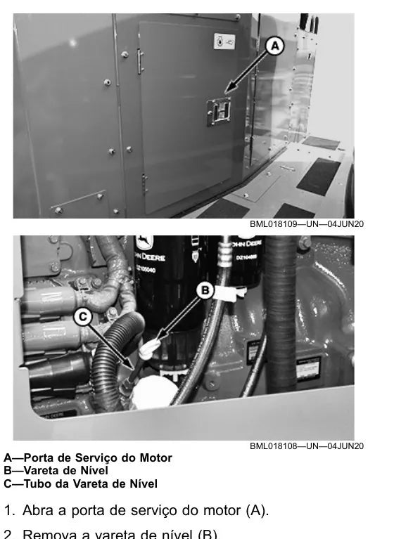 Manual do Operador John Deere CH950 CH960 — página interna 4
