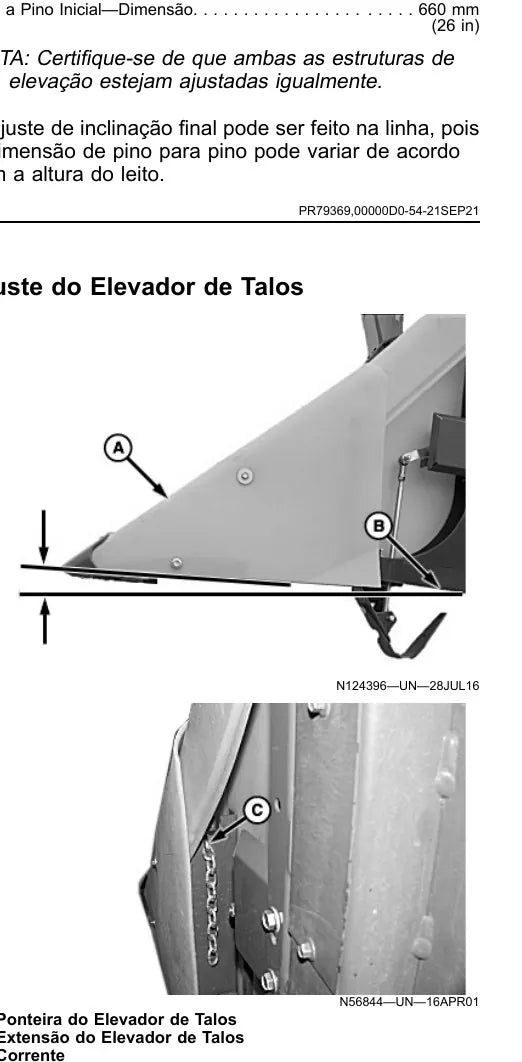Manual do Operador John Deere CP770 — página interna 4