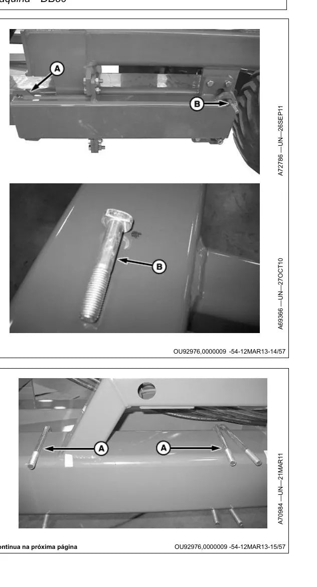 Manual do Operador John Deere DB50 DB74 DB90 — página interna 4