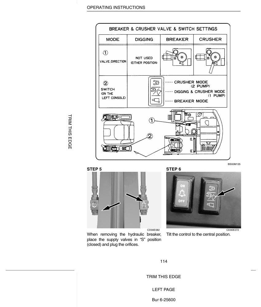 Manual do Operador Link-Belt 130LX Escavadeira Hidráulica — página interna 2