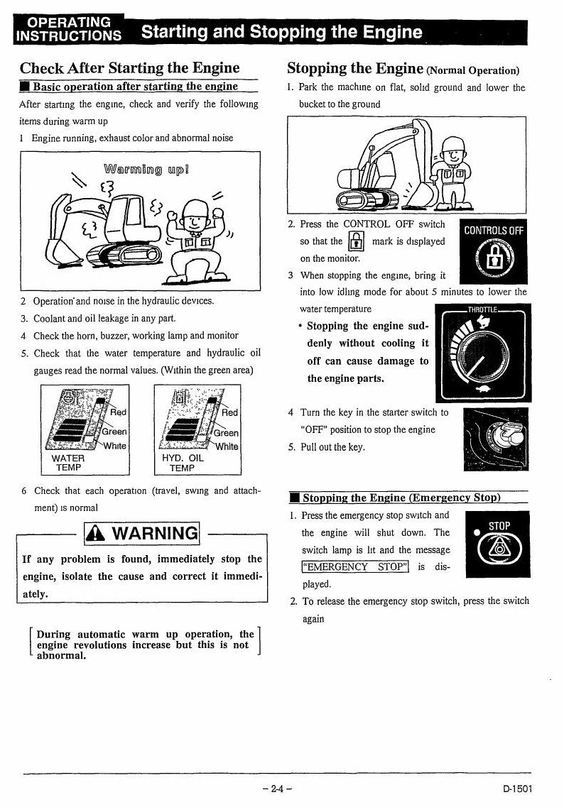 Manual do Operador Link-Belt 2700Q1 Escavadeira Hidráulica — página interna 2