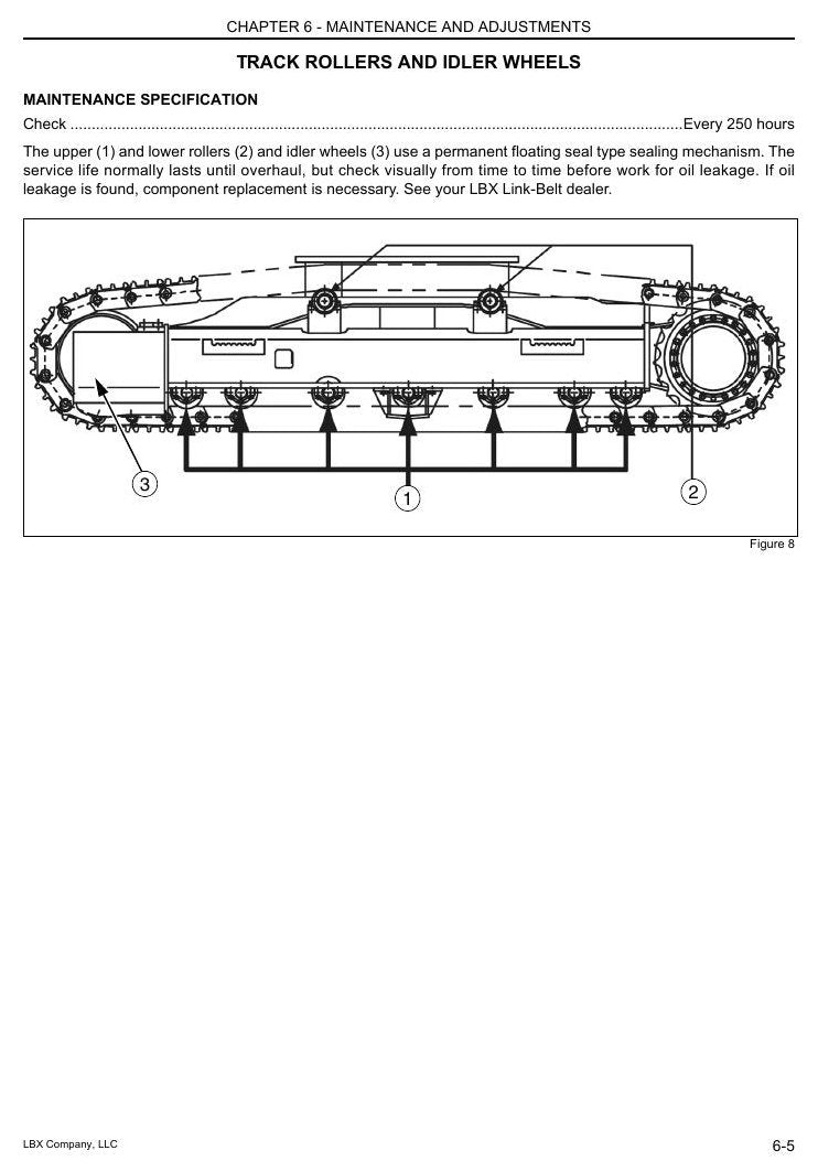 Manual do Operador Link-Belt 350X2 Escavadeira Hidráulica — página interna 4