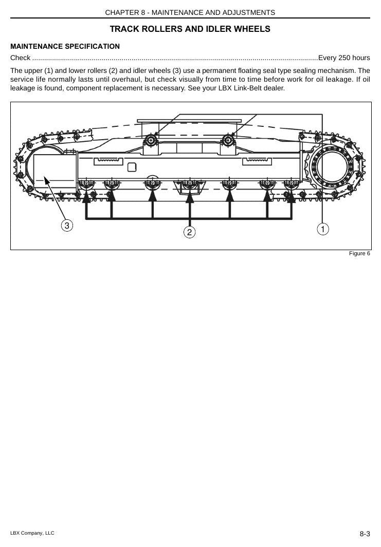 Manual do Operador Link-Belt 350X3 Escavadeira Hidráulica — página interna 3
