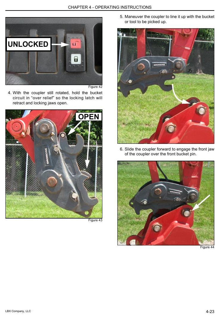 Manual do Operador Link-Belt 700X2 Escavadeira Hidráulica — página interna 4