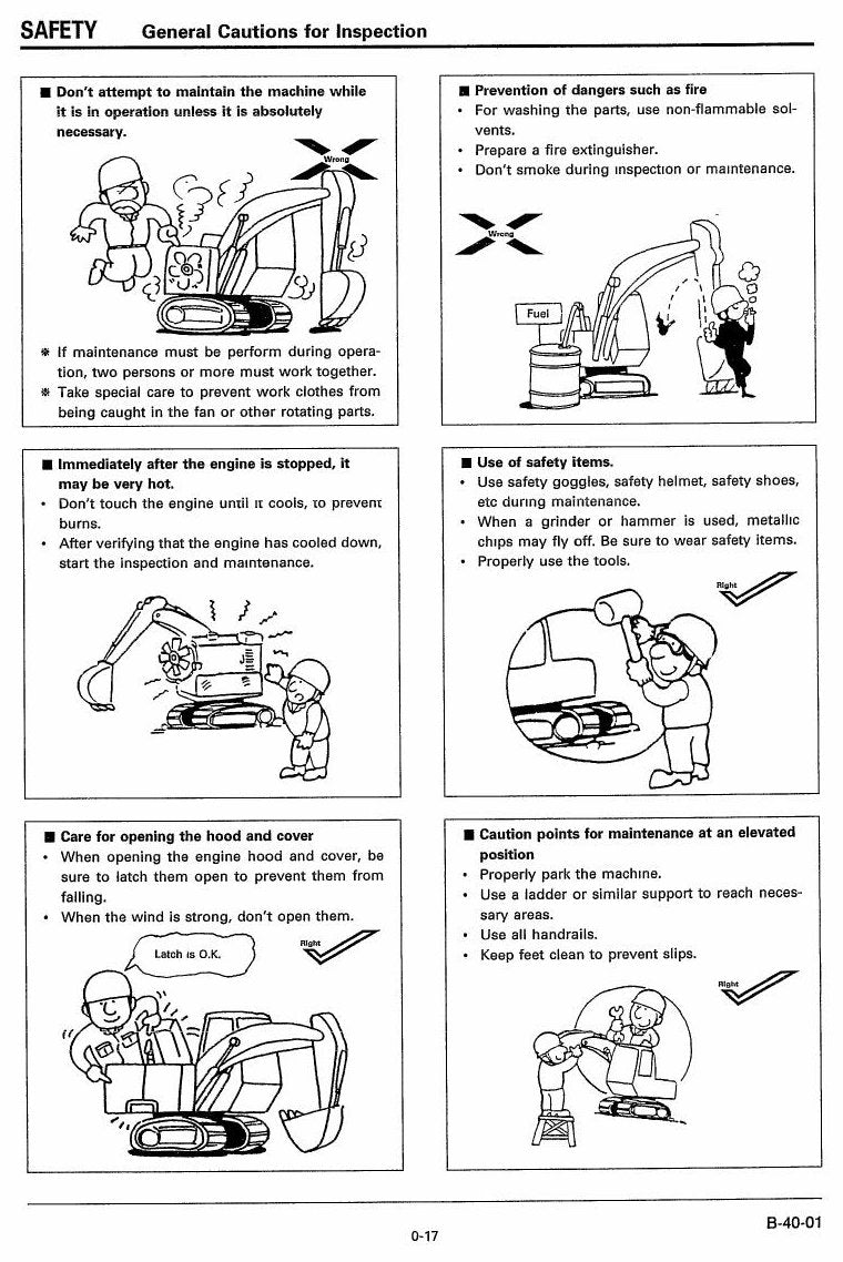 Manual do Operador Link-Belt LS 1600C Escavadeira Hidráulica — página interna 1