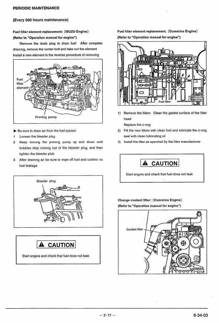 Manual do Operador Link-Belt LS 4300WLF Escavadeira Hidráulica — página interna 4