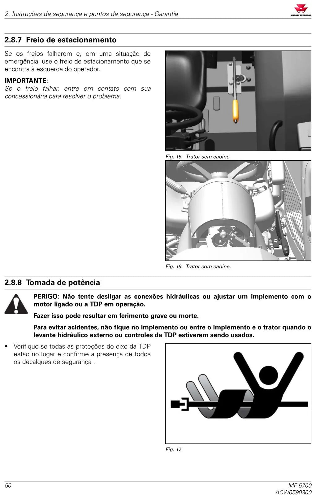 Manual do Operador — Tratores Massey Ferguson MF 5709 e MF 5710 (Série 5700 · 2019) — página interna
