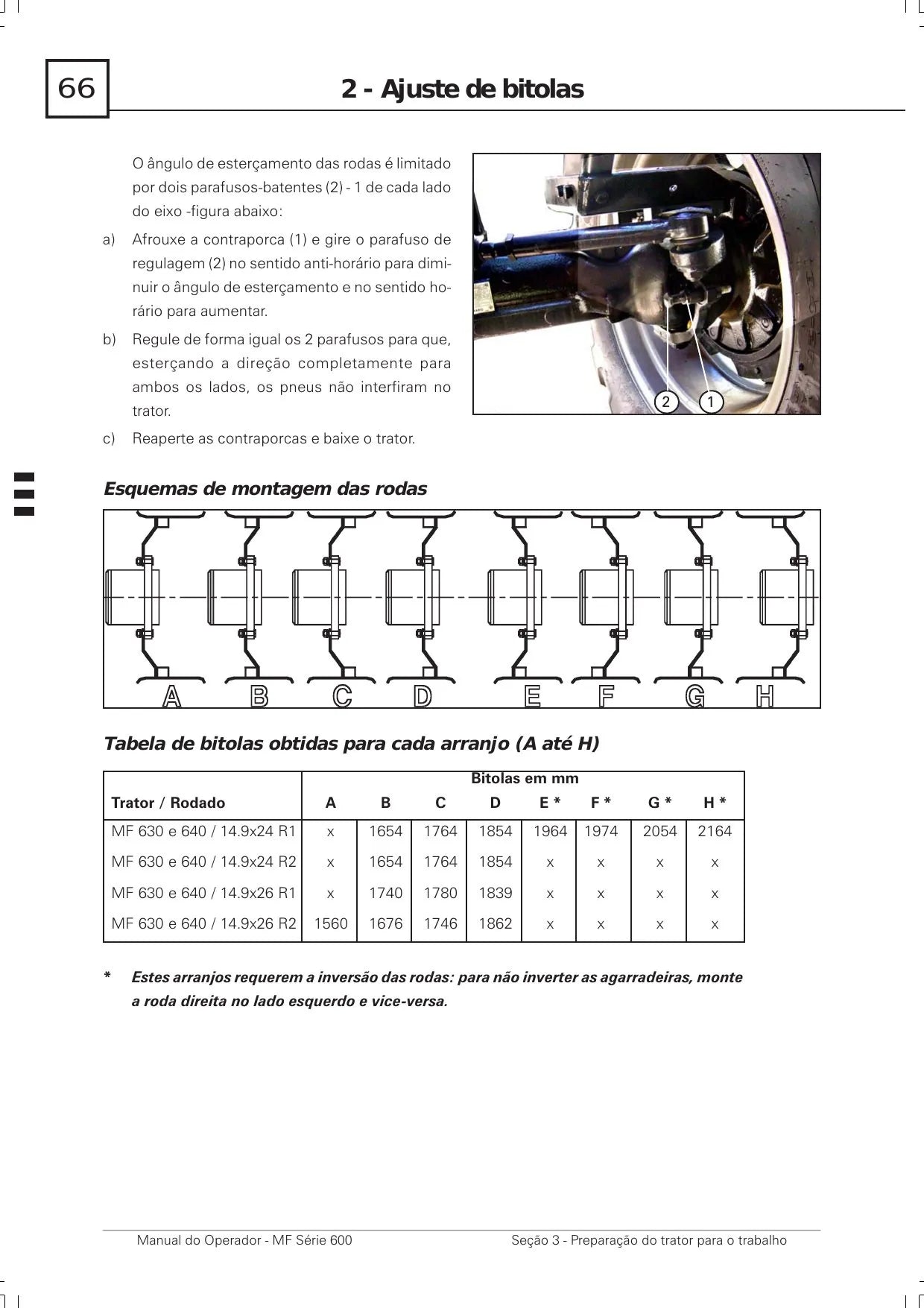 Manual do Operador — Tratores Massey Ferguson Série 600 Advanced HD (MF 650, 660 e 680 · 4x4) — página interna