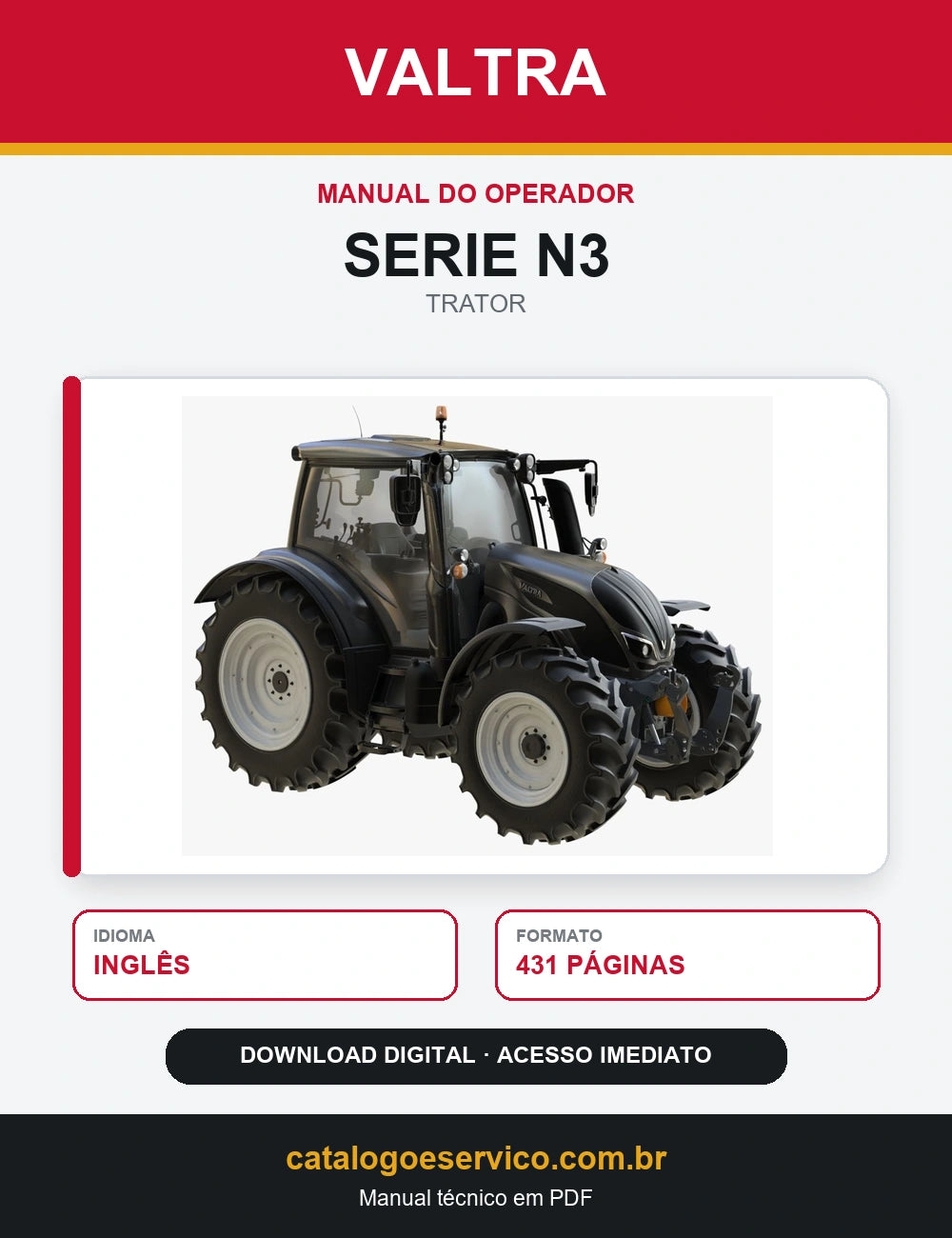 MANUAL DO OPERADOR TRATOR SERIE N3 VALTRA