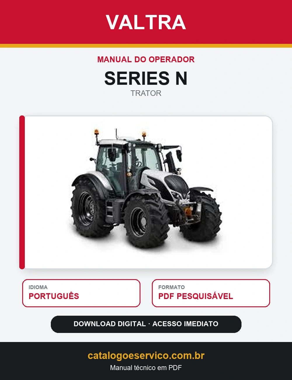 MANUAL DO OPERADOR TRATOR SERIES N VALTRA