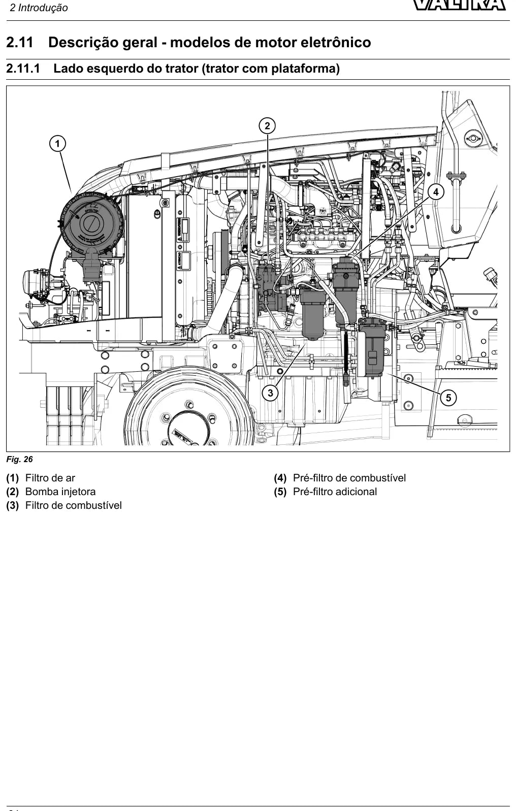 Manual do Operador Valtra A800R, A850R, A950R e A990R — Trator — Edições 2022 e 2024 — 222 e 222 Páginas em PDF — página interna 2