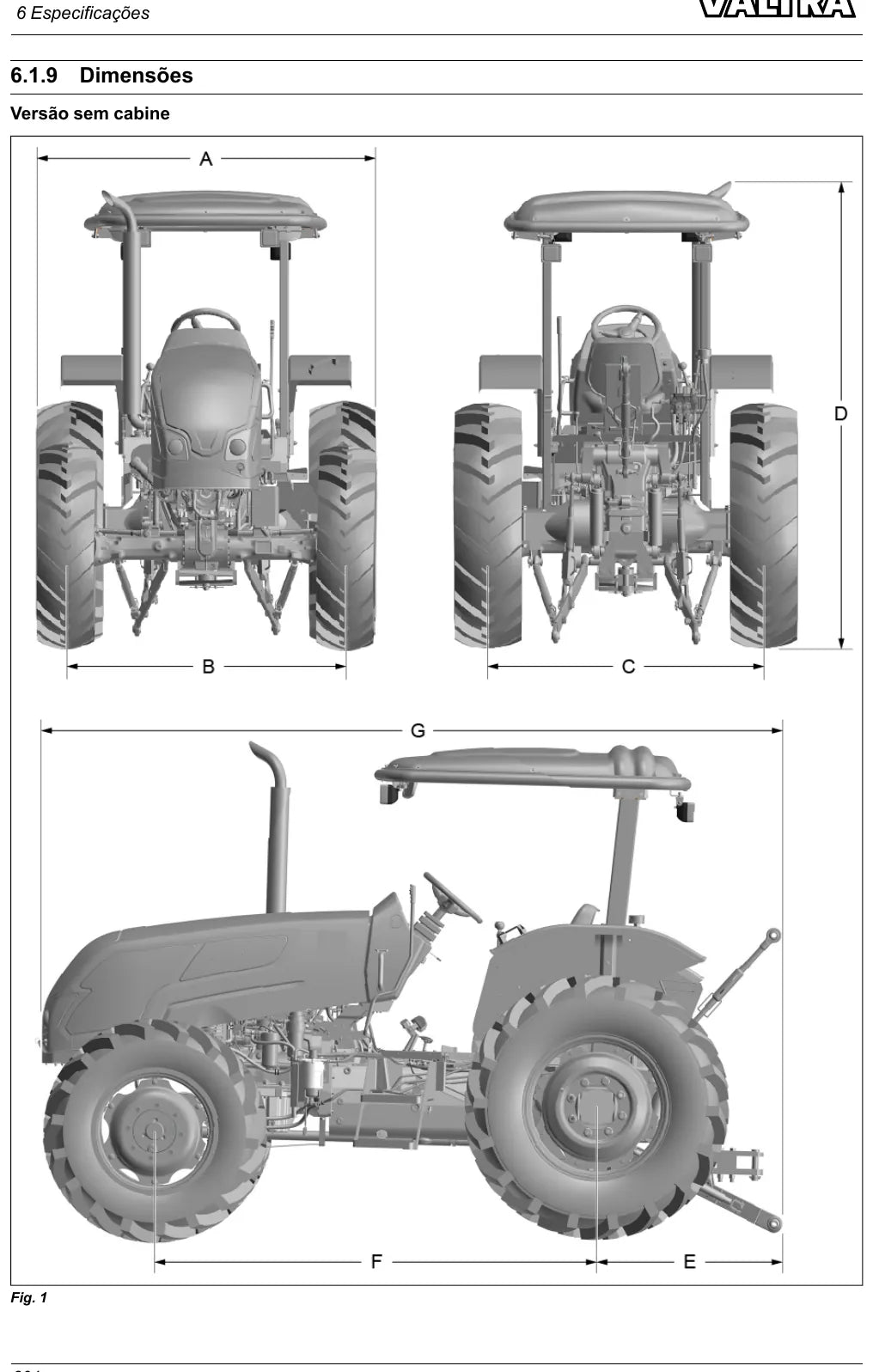 Manual do Operador Valtra A800R, A850R, A950R e A990R — Trator — Edições 2022 e 2024 — 222 e 222 Páginas em PDF — página interna 4