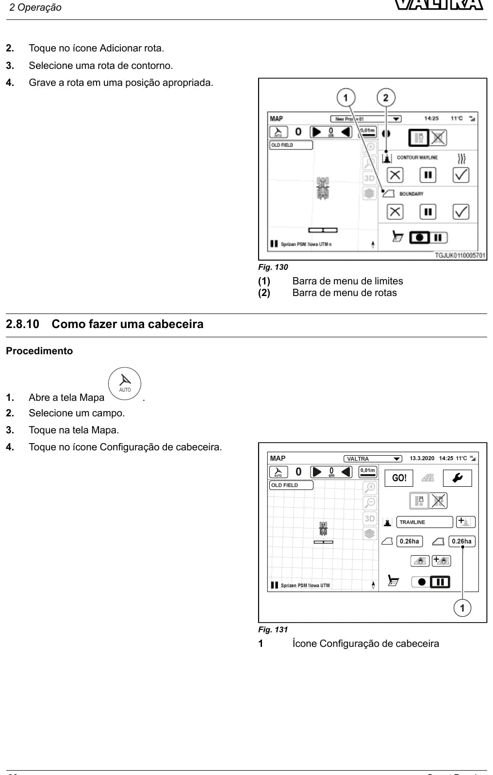 Manual do Operador — Operação Valtra Active e HiTech — Edições 2021 e 2022 e 2024 — 190 e 176 e 164 Páginas em PDF — página interna 2