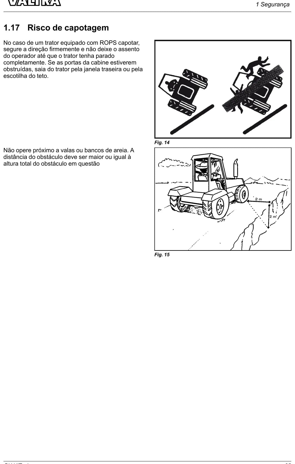 Manual do Operador Valtra BH144 a BH224 HiTech — Trator — Edições 2024 e 2025 — 258 e 254 Páginas em PDF — página interna 1
