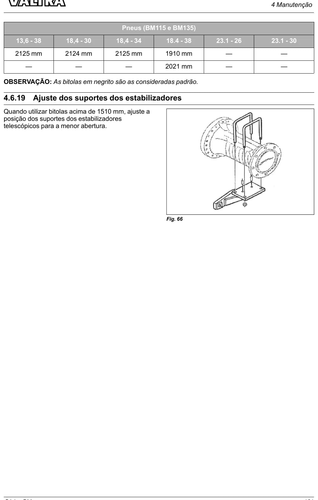 Manual do Operador Valtra BM115 e BM135 — Trator — 2023 — 214 Páginas em PDF — página interna 4