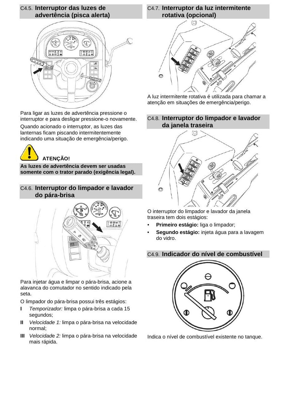 Manual do Operador Valtra BM85 / BM100 / BM110 / BM125i — Tratores Valtra BM85/BM100/BM110/BM125i - print 1