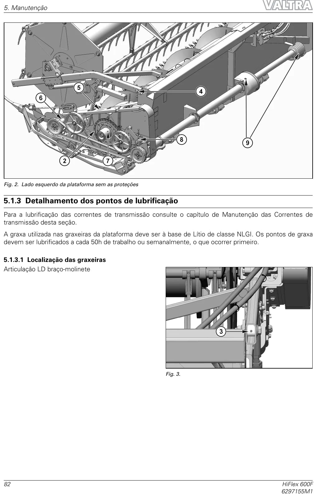Manual do Operador Valtra HiFlex 600F 16 a 30 pes — Plataforma de Corte — 2015 — 102 Páginas em PDF — página interna 3