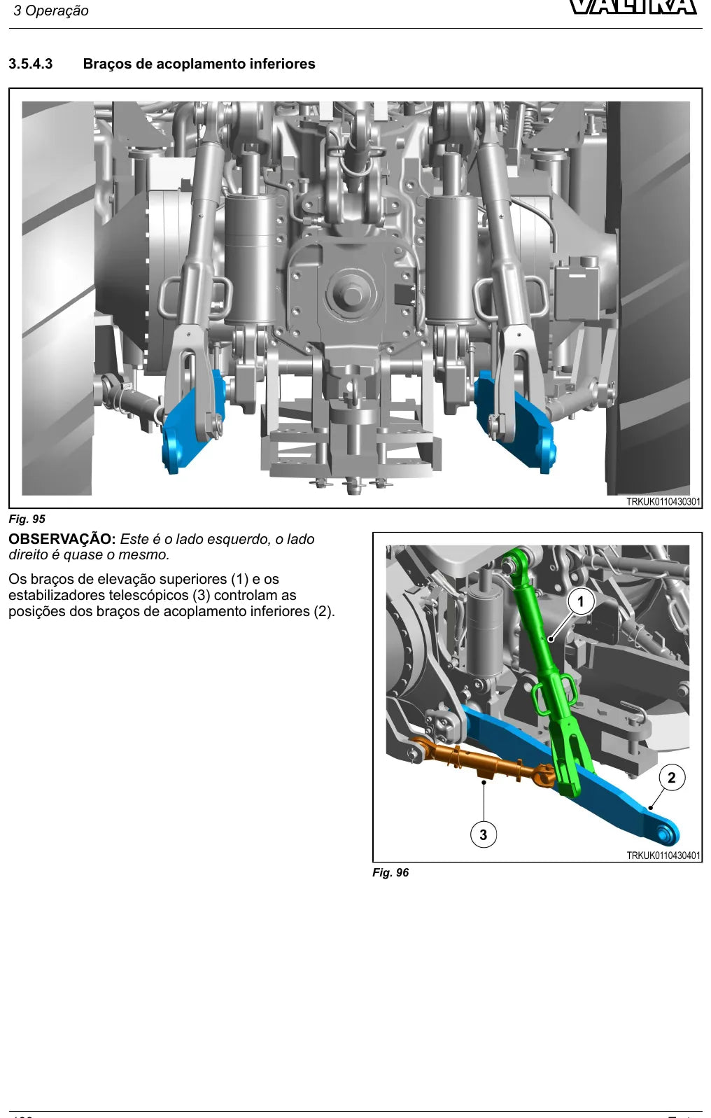 Manual do Operador Valtra M165H e M185H — Trator — 2025 — 236 Páginas em PDF — página interna 3