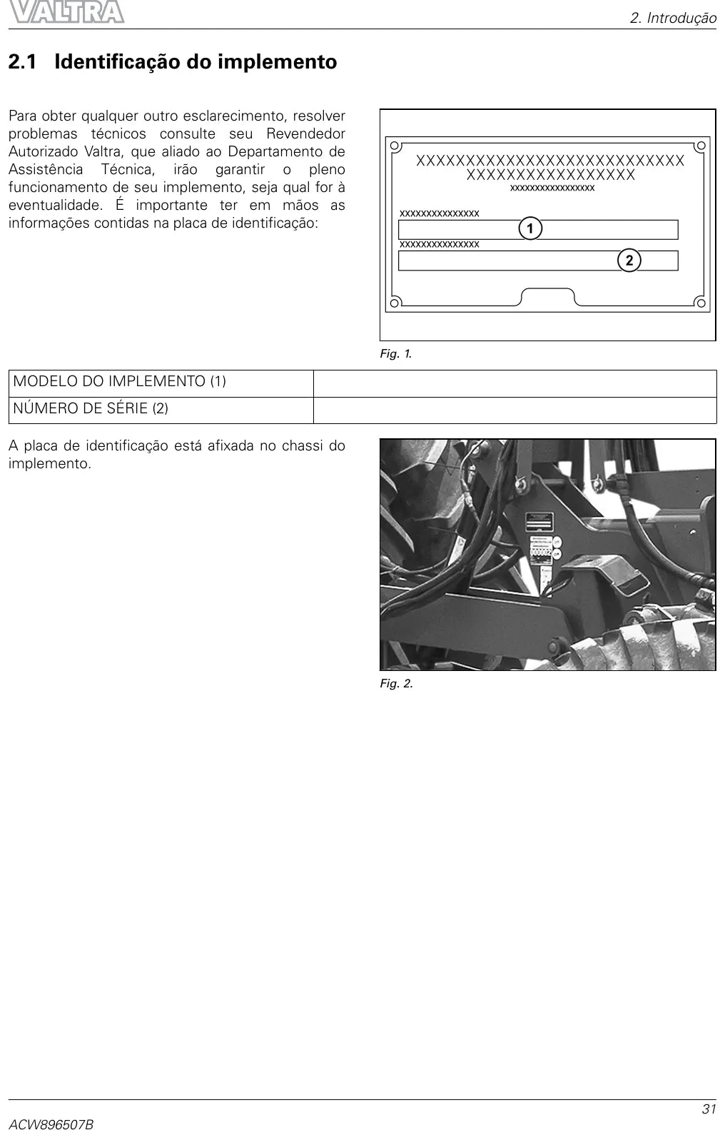 Manual do Operador Valtra Momentum 24, 24F, 30, 30F e 40 — Plantadeira — 2022 — 206 Páginas em PDF — página interna 1