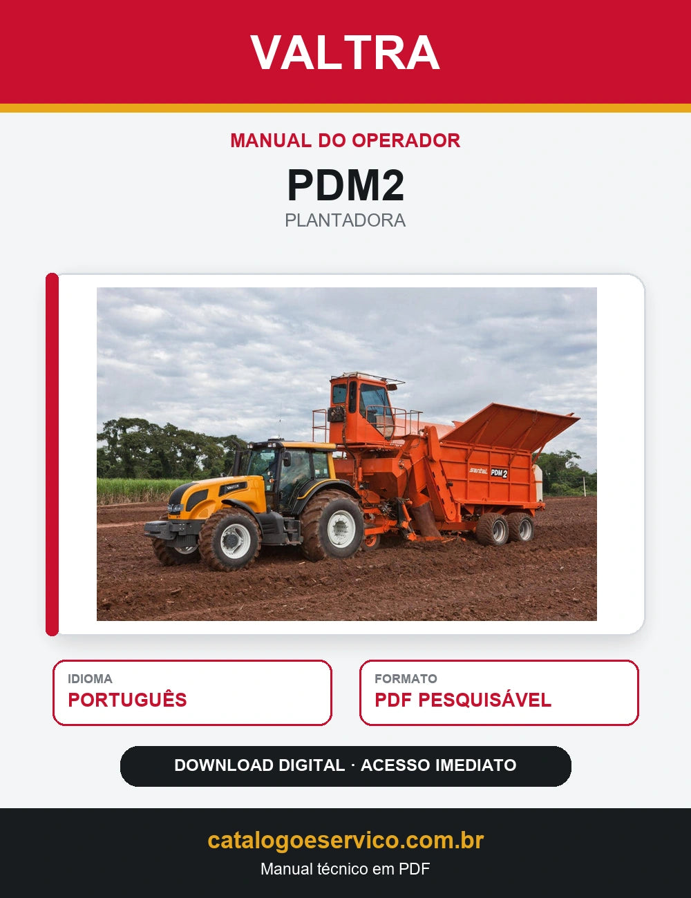 Manual do Operador Valtra - Pdm2 - 2013 - Plantadora