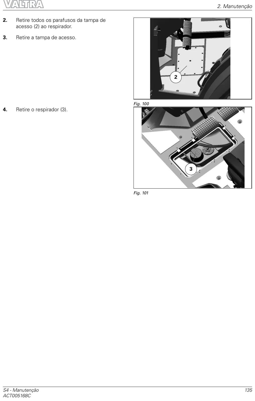 Manual do Operador — Manutenção Valtra S274 a S374 AVT — Trator — Edições 2020 e 2021 — 222 e 280 Páginas em PDF — página interna 3