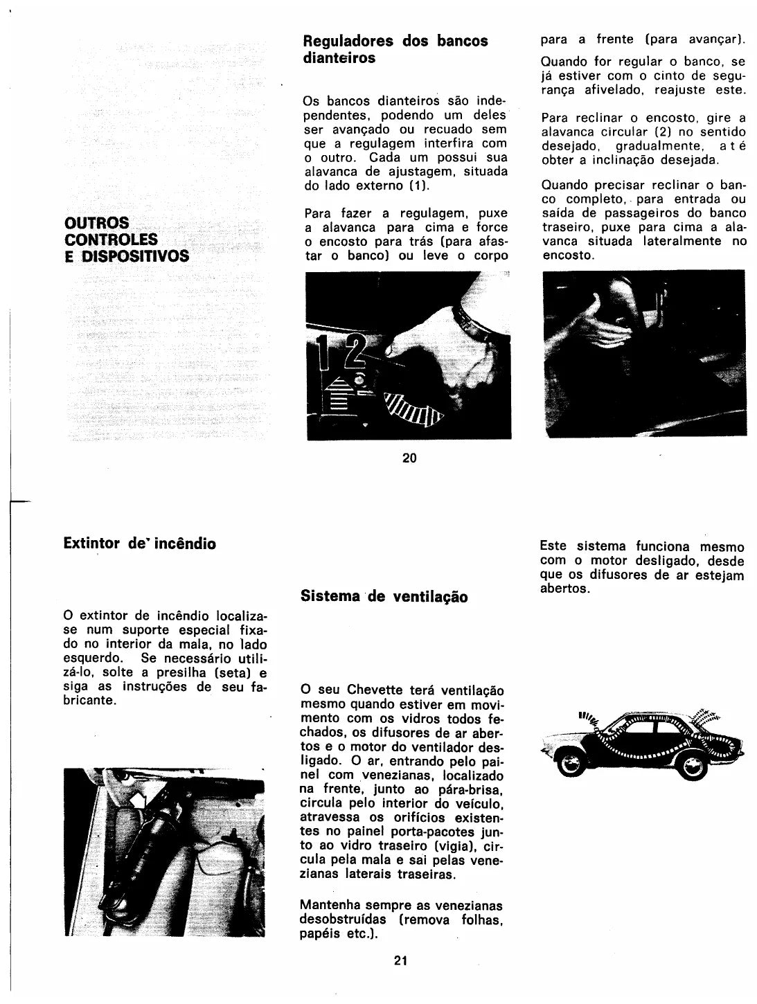 Página interna 2 — Chevrolet Chevette 1976 a 1979