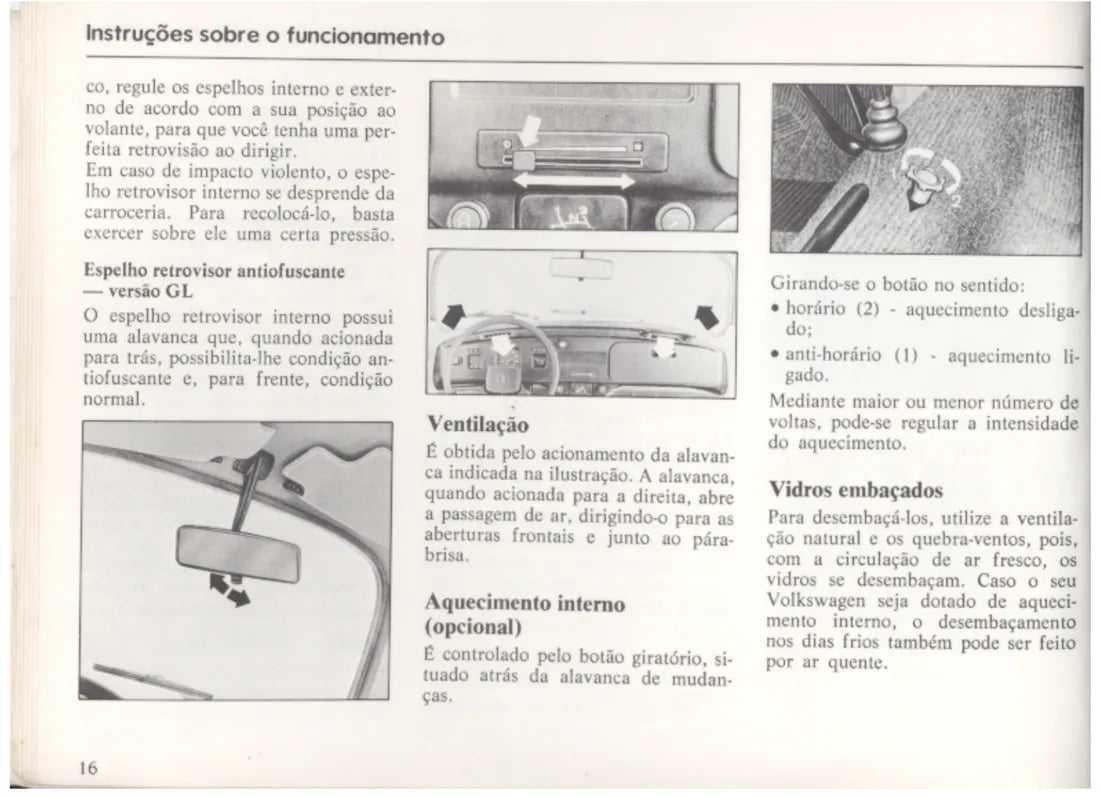 Página interna 1 — Volkswagen Fusca 1982