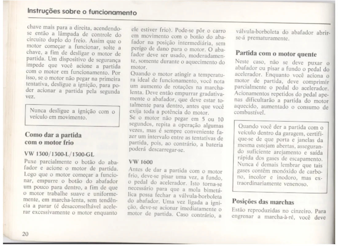 Página interna 2 — Volkswagen Fusca 1982