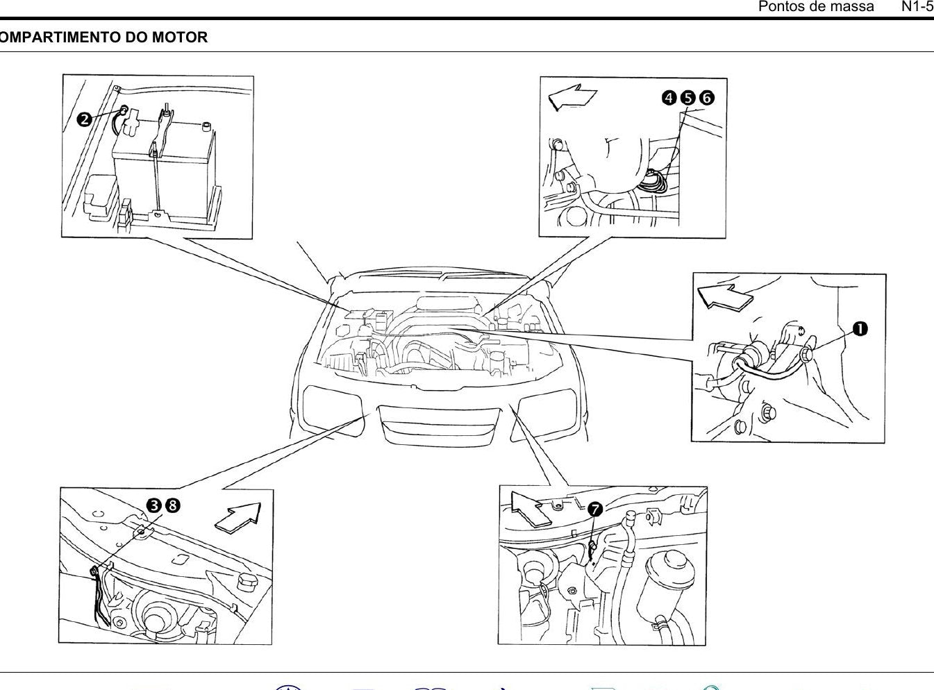 Manual Elétrico Chevrolet Tracker — Fusível ao pino, cada circuito mapeado - diagrama 1