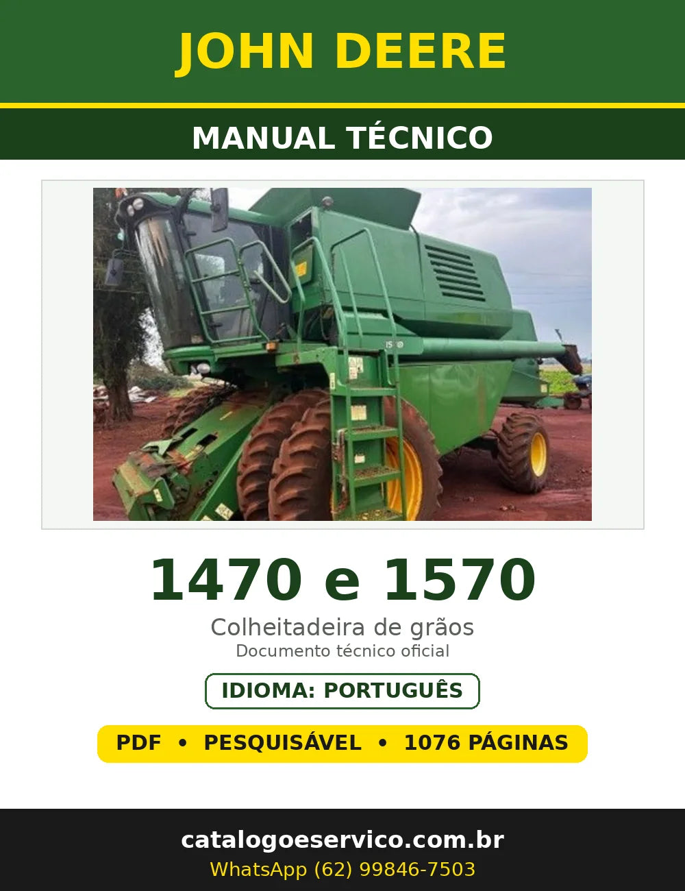 Capa - Manual Técnico John Deere 1470 e 1570