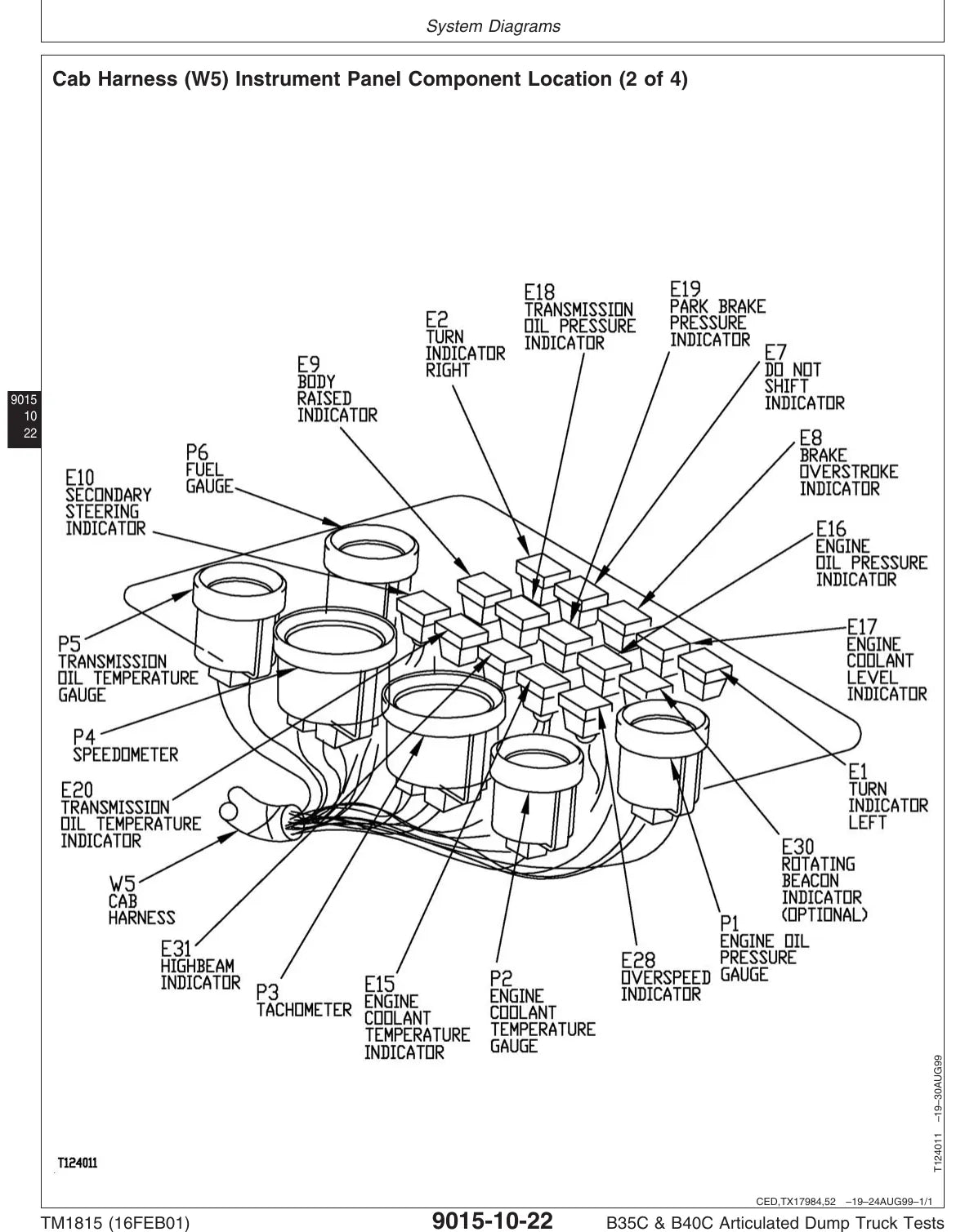 Manual Técnico John Deere B35C e B40C — ilustração técnica 2
