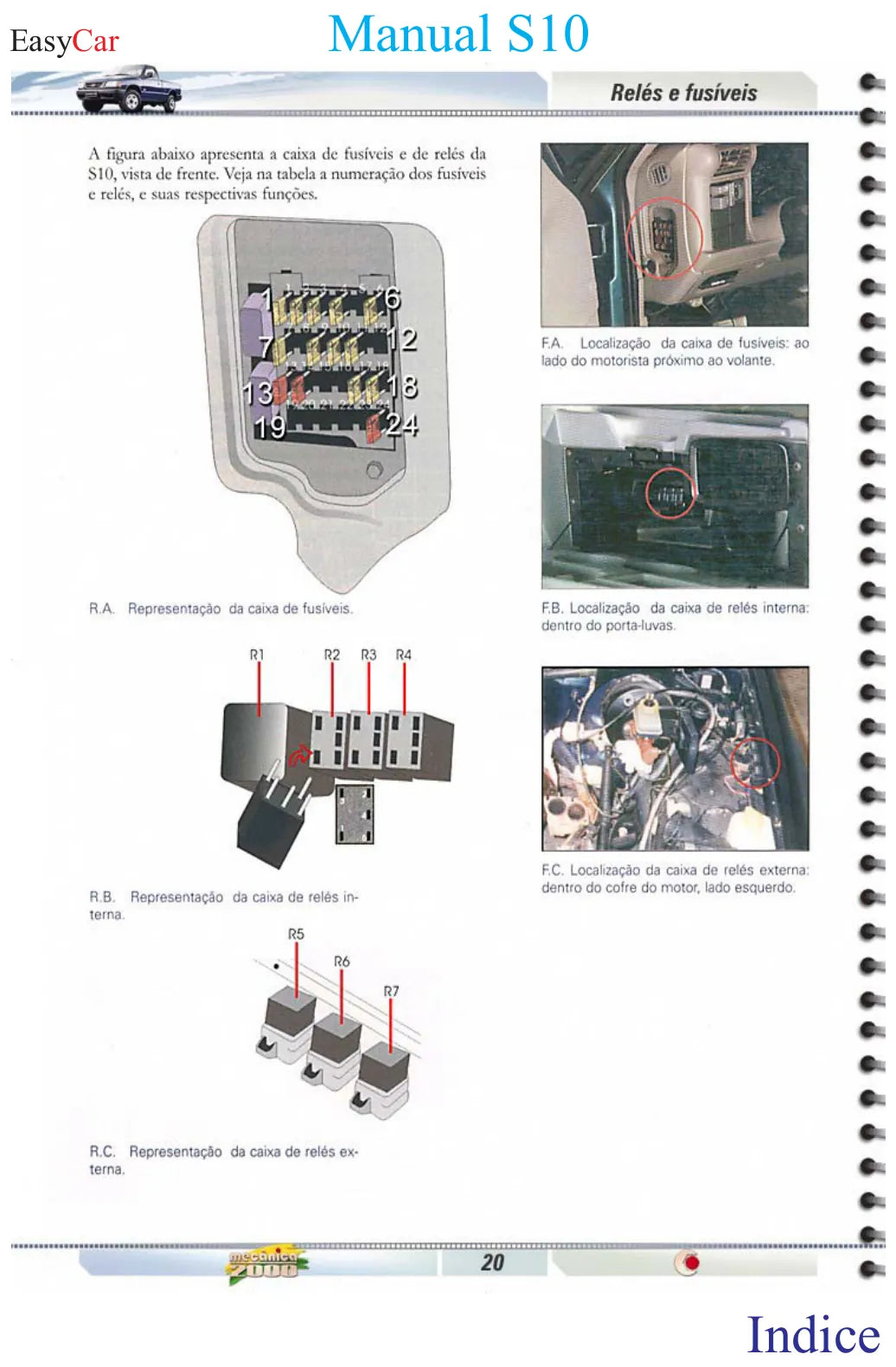 Manual de Injeção Eletrônica S10 — injeção Multec IEFI.6 (gasolina) — página 4