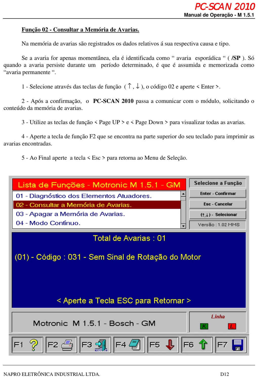 Página interna 2 — Manual Técnico Chevrolet Omega — Injeção Motronic 1.5
