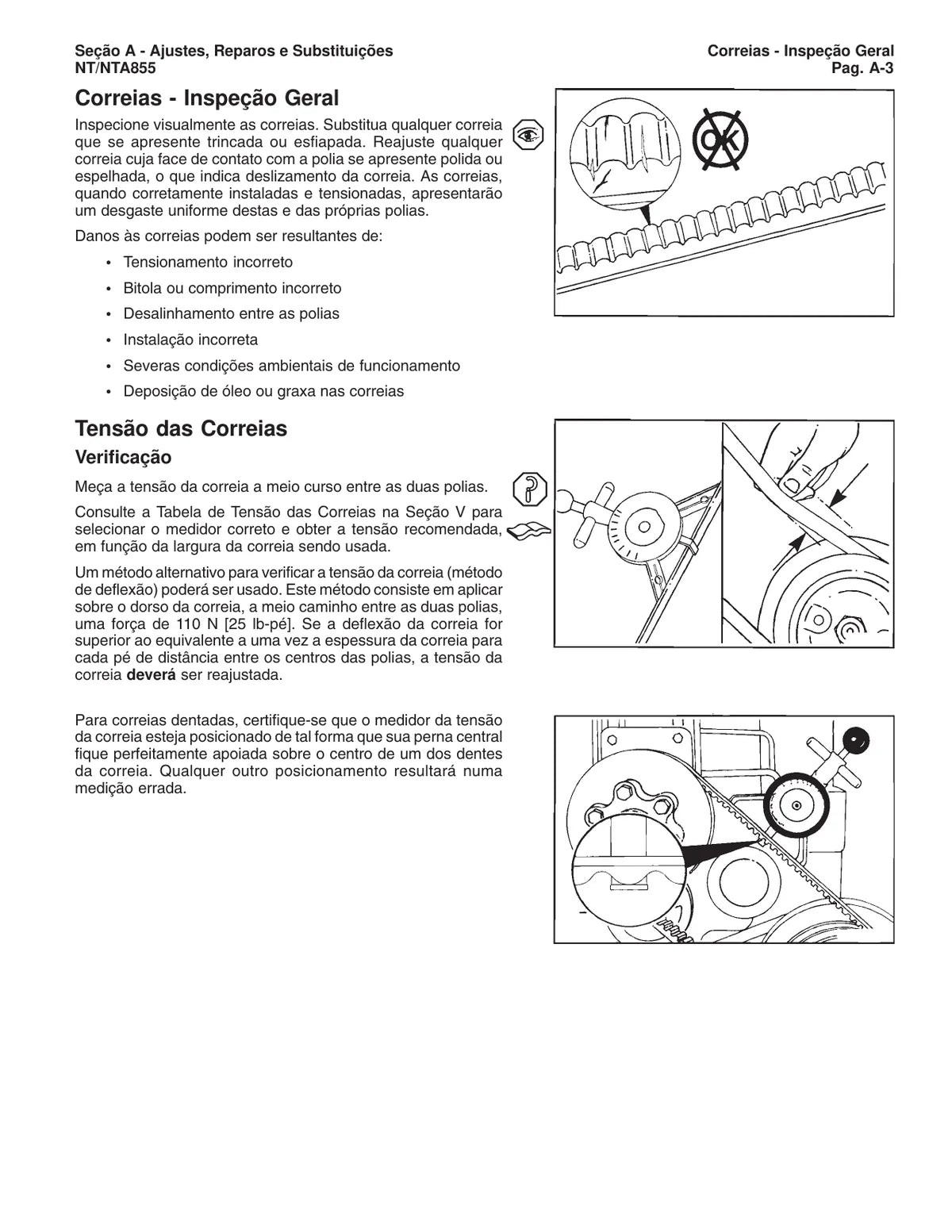 Cummins Manual Operação e Manutenção Motores NT Nta 855 Big Cam Iii Cummis — motor, figura técnica 3