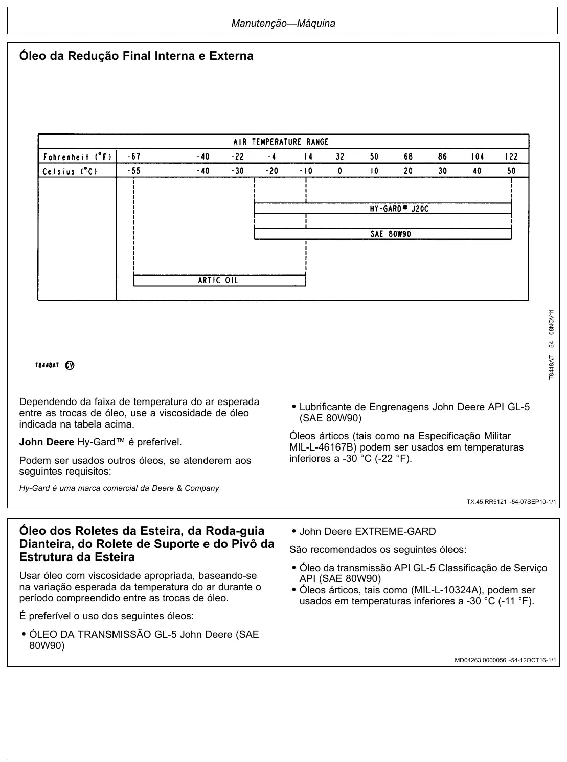 Manual do Operador John Deere 850J-II — ilustração técnica 2