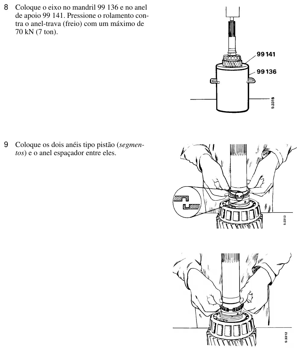 Manual de Serviço Caixa de Mudanças Scania GRS900 com Splitter e Opticruise — página interna 1 do PDF (Manual de Serviço)