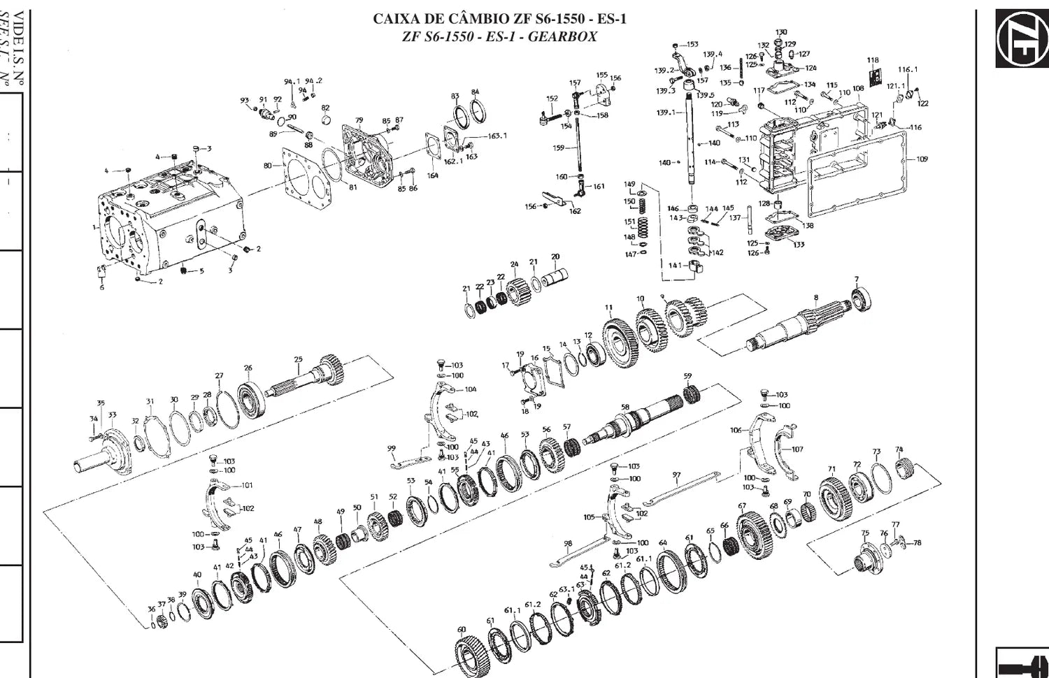 Manual de Serviço Caixa de Câmbio ZF S6-1550 Easyshift ES-1 — página interna 2 do PDF (Manual de Serviço)