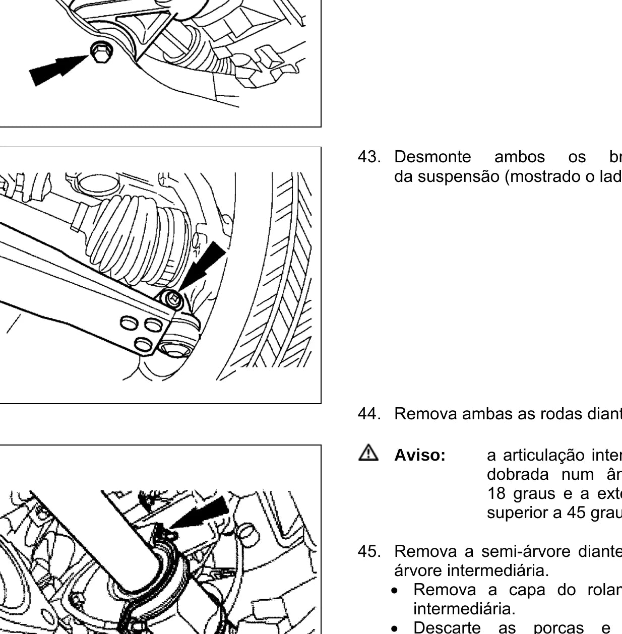 FORD Motor Zetec 2.0 16V — figura técnica — página interna do manual de reparação